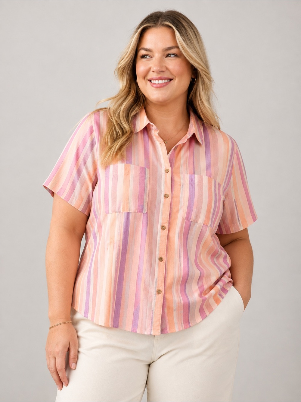 5 for $45 NWT Terra Sky Top Blouse Shirt Women Size 0X 14W